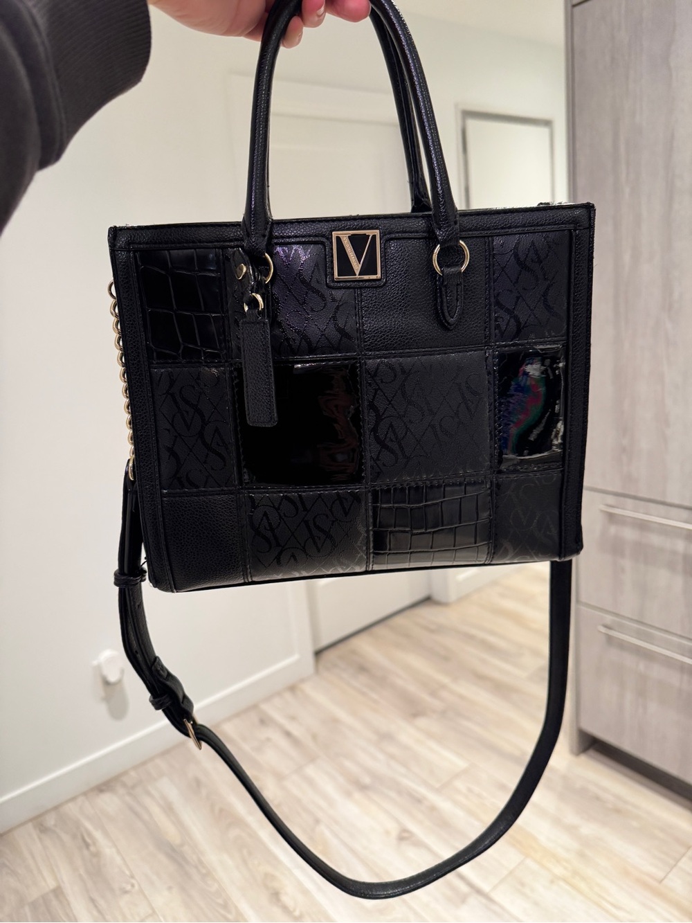 Victoria Secret Patchwork Tote Bag